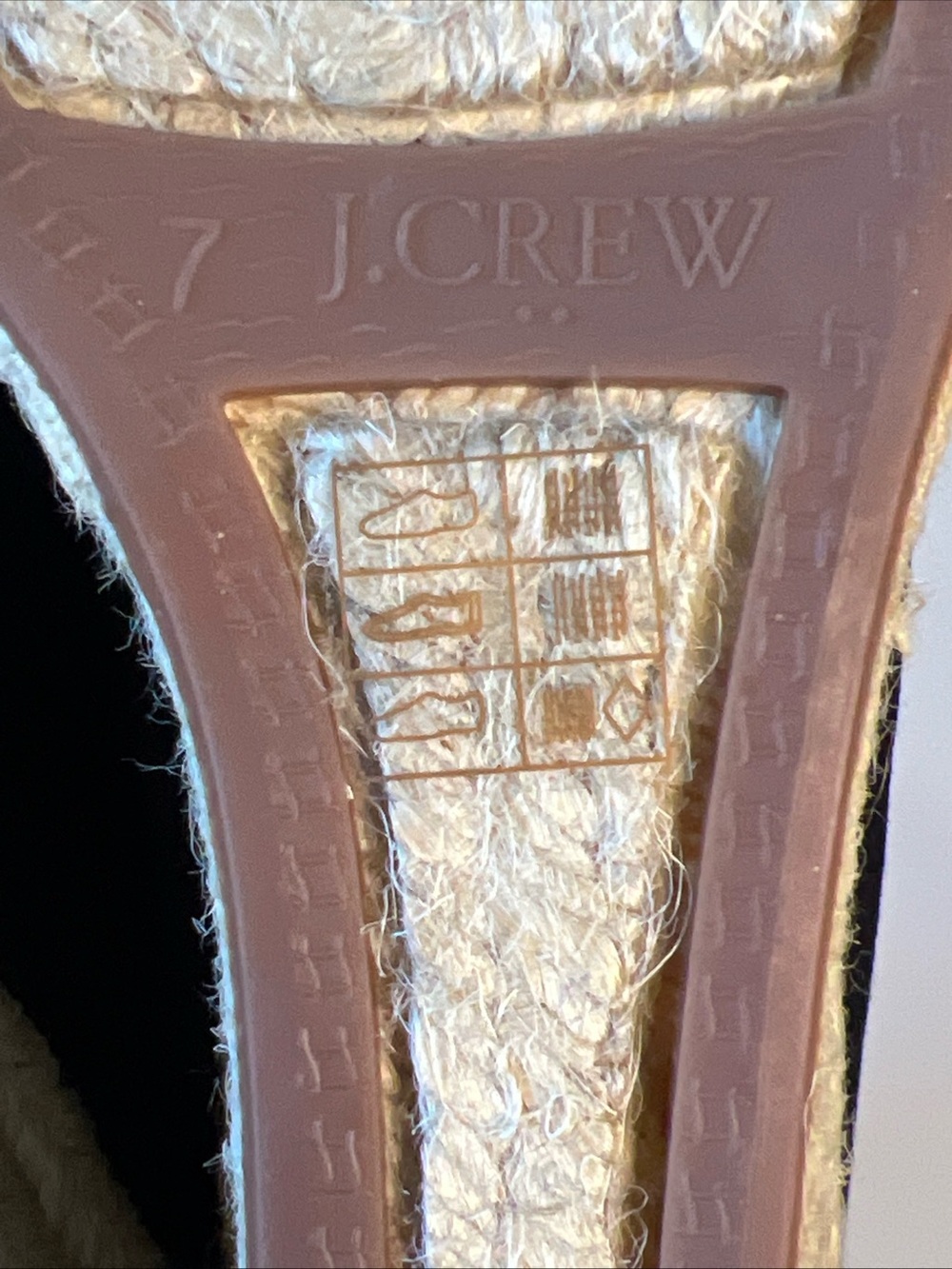 J Crew Seville Black Canvas Espadrille Wedge (NWOT) - Picture 9 of 14
